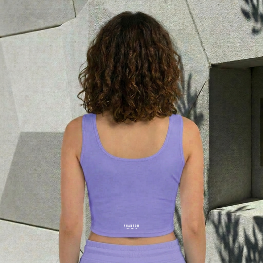 Premium Crop Top - Violet