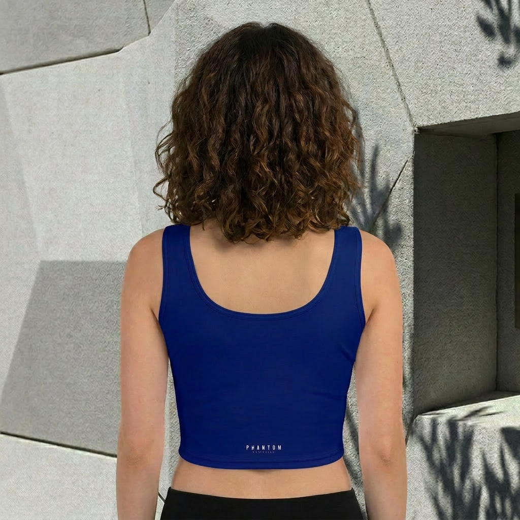 Premium Crop Top - Dark Blue