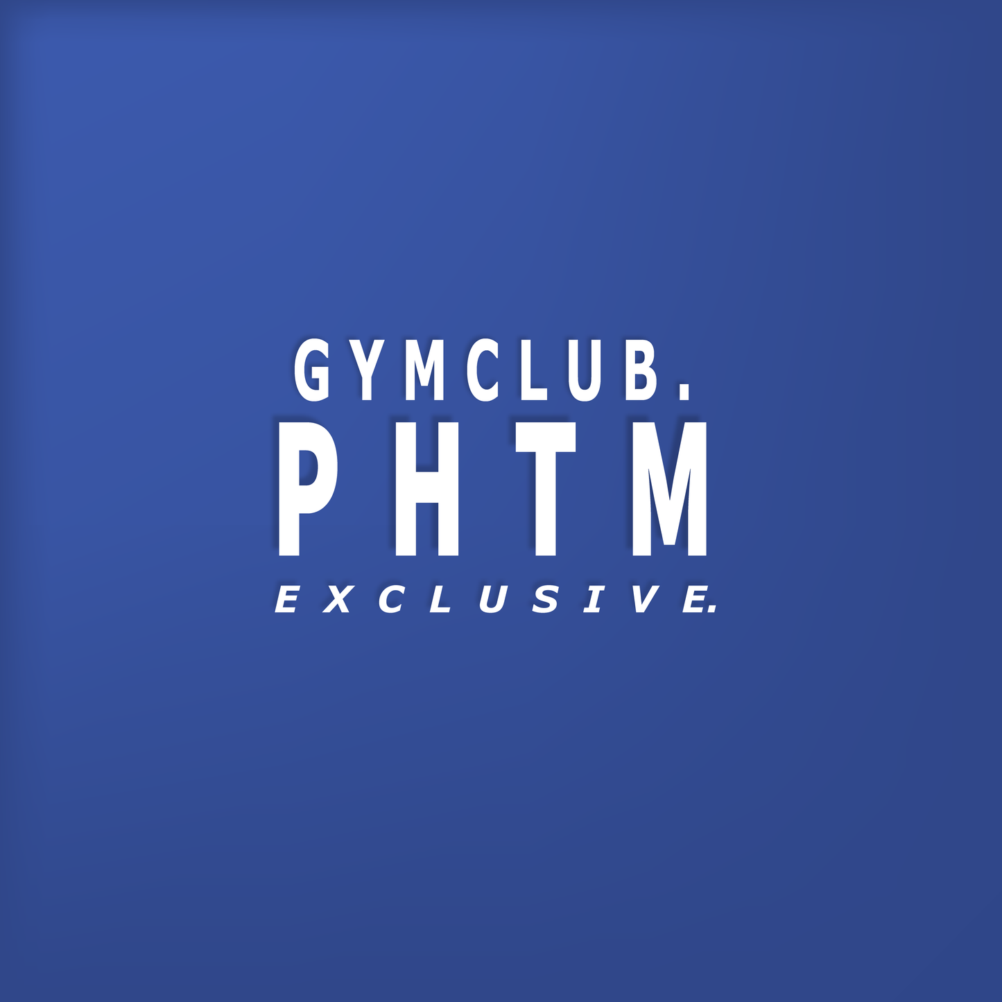 Premium Oversized Gym Club Hoodie - Race Blue