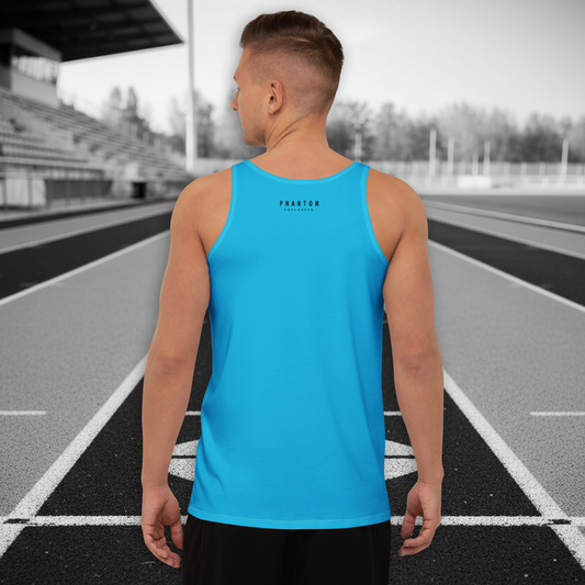 Run Club - Active Tank Top - Atomic Blue