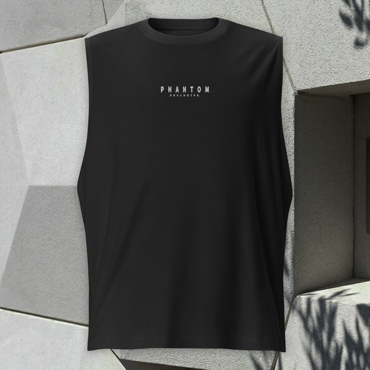 Muscle Fit Tank Top - Embroidery Modern