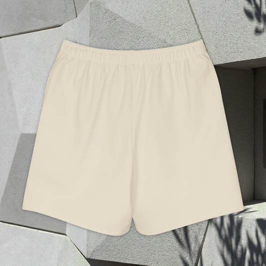 Mid Length Cotton Shorts - Light Beige