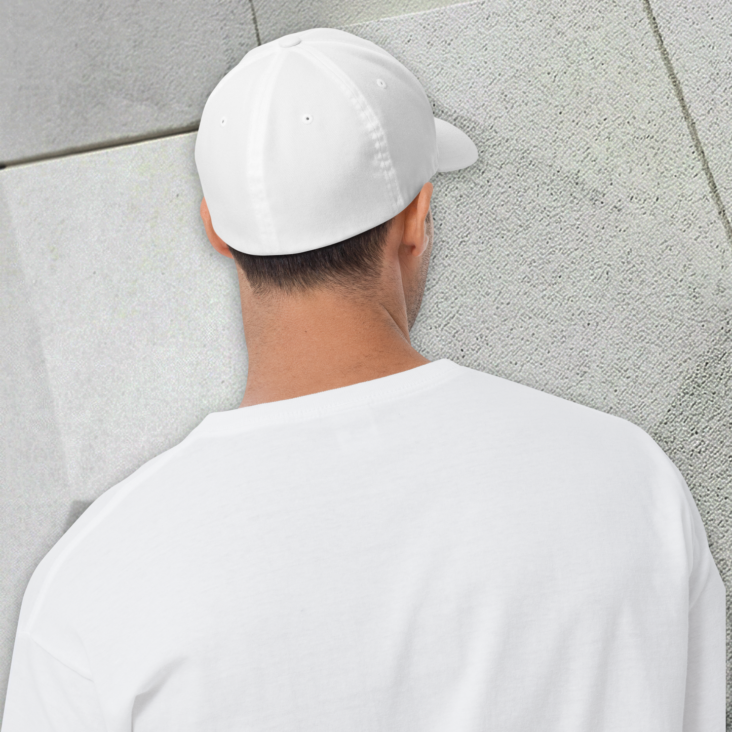 Structured Cap - Acronym Design - White - Gold Text