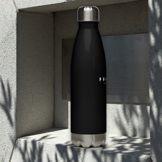 Stainless steel water bottle - Black