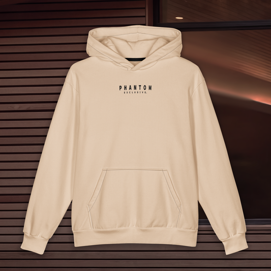 Oversized Cotton Hoodie - Beige