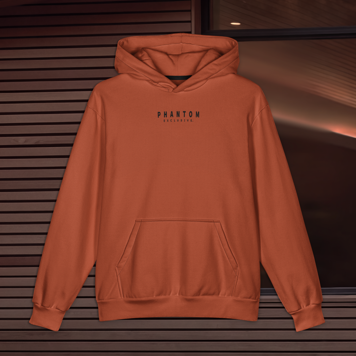 Oversized Cotton Hoodie - Autumn Clay
