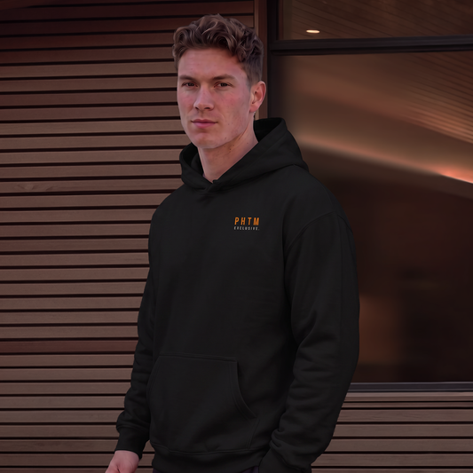 Relaxed Cotton Hoodie - Limited Edition Orange