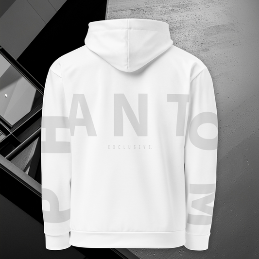 Large Text Hoodie - Suttle Light Grey