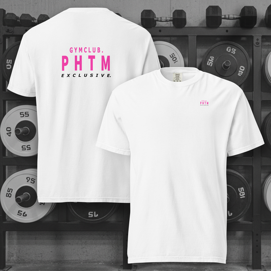 Women's Premium Cotton Gym Pump Cover - White & Pink