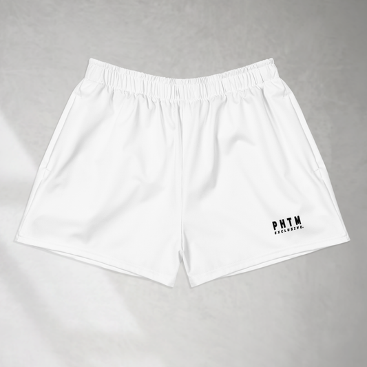 Athletic Short Length Shorts - Black Text