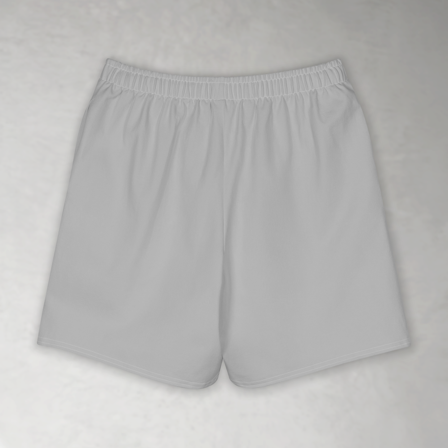 Mid Length Cotton Shorts - Light Grey