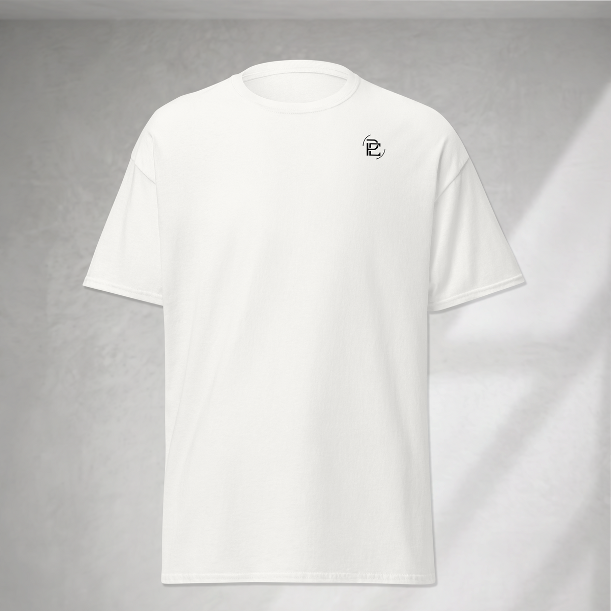 Merged Logo Premium T Shirt - White