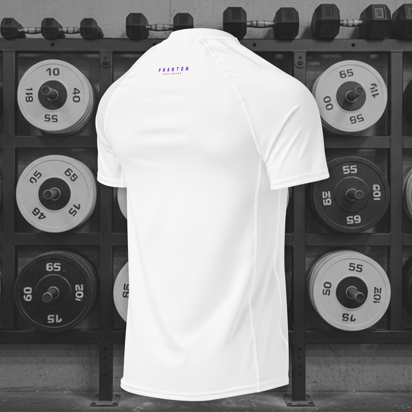 Limited Edition Muscle Fit Gym Top - White