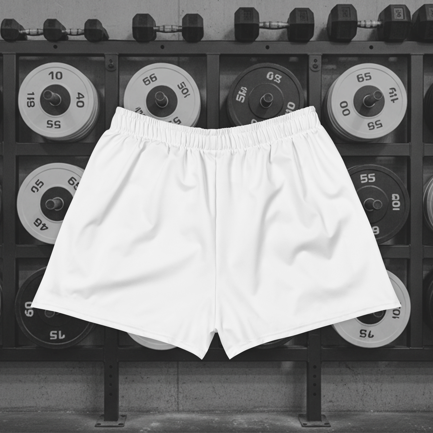 Athletic Short Length Shorts - Black Text