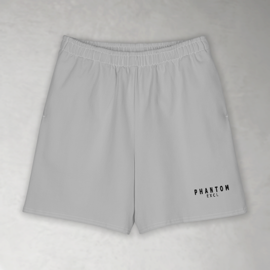 Mid Length Cotton Shorts - Light Grey