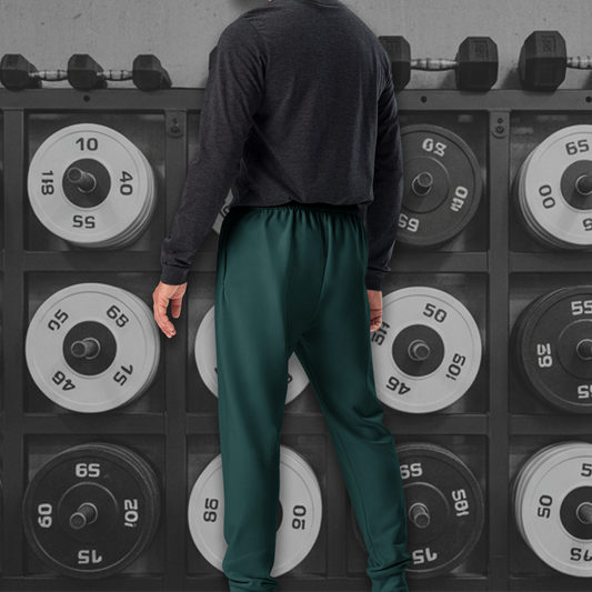 Men's Premium Active Joggers - Pine Green