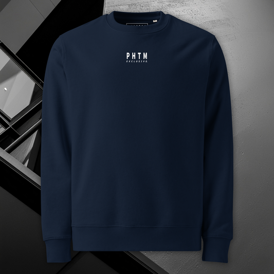 Premium Ring Spun Cotton Jumper - Navy & White