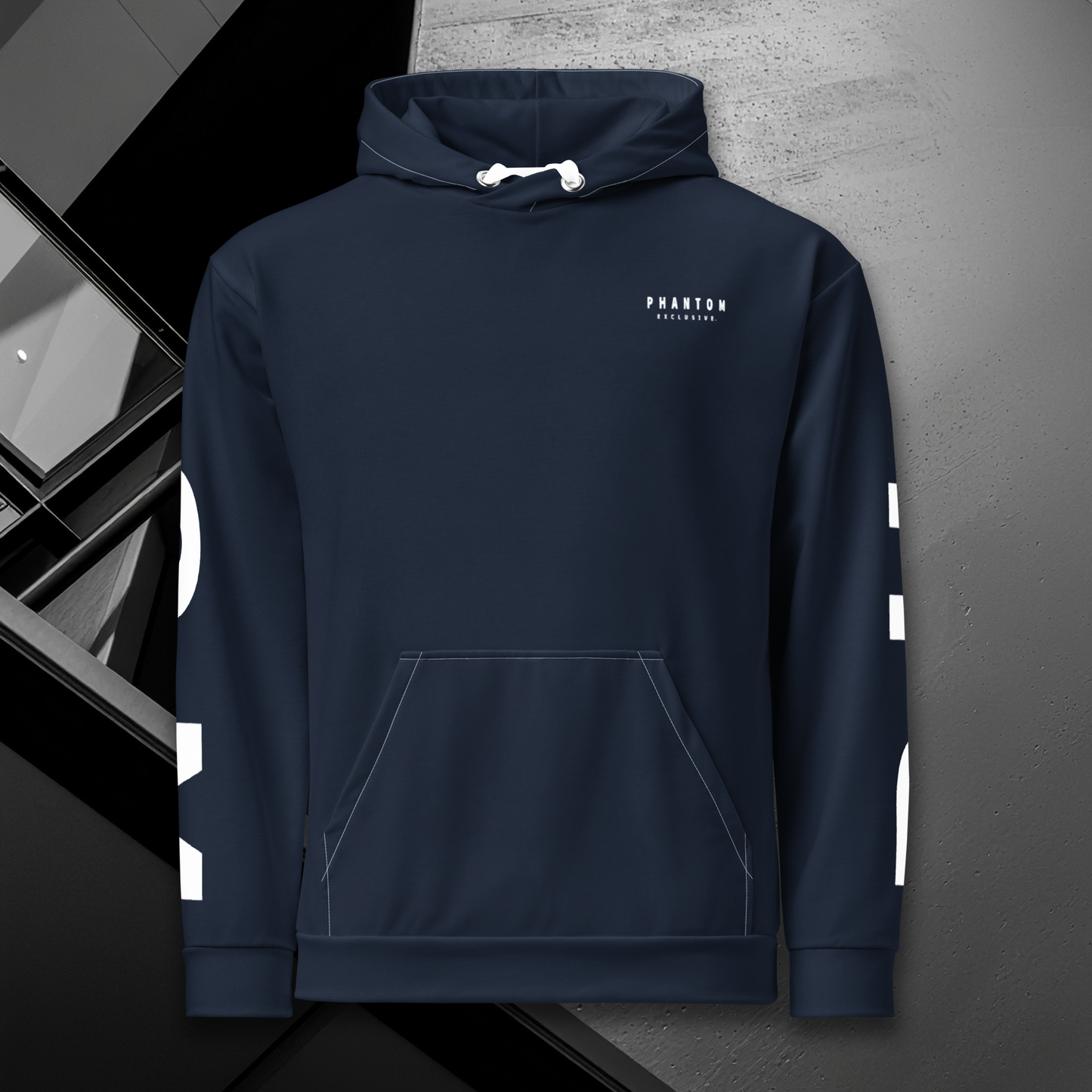 Women's - Premium Cotton Hoodie - Navy