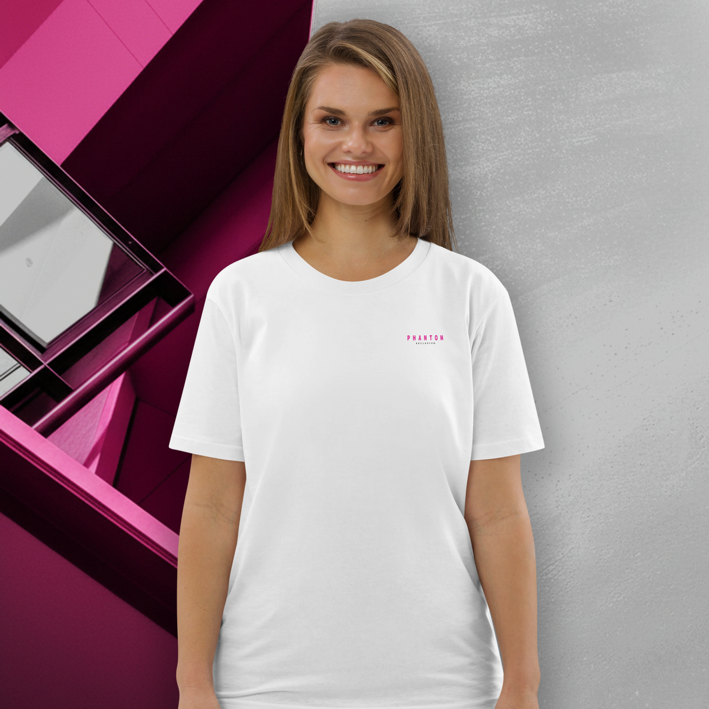Women's - Premium Cotton T Shirt - Modern Back Print