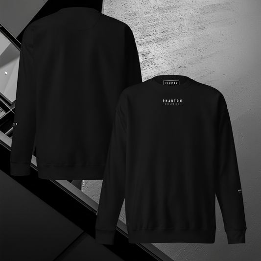 Premium Relaxed FItted Jumper - Black & White