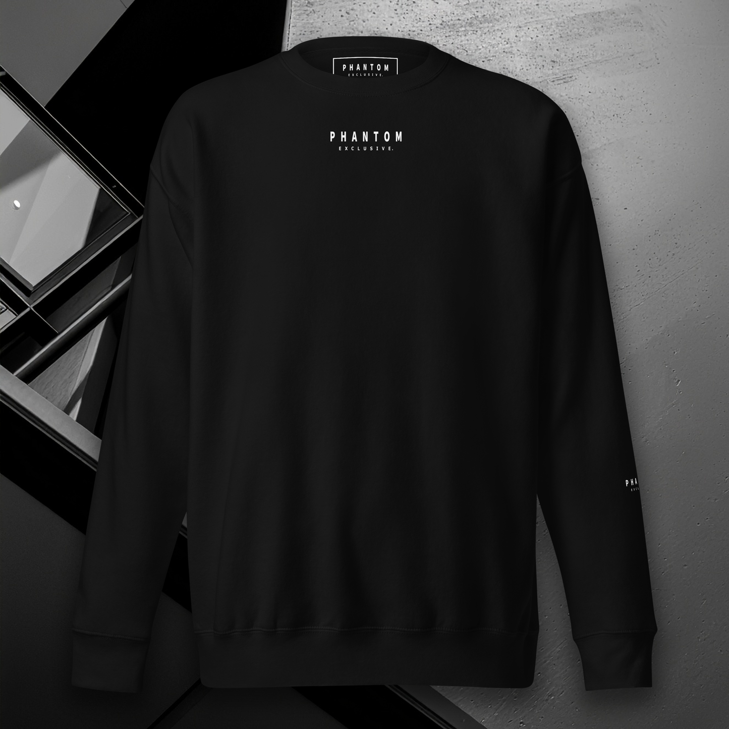 Premium Relaxed FItted Jumper - Black & White