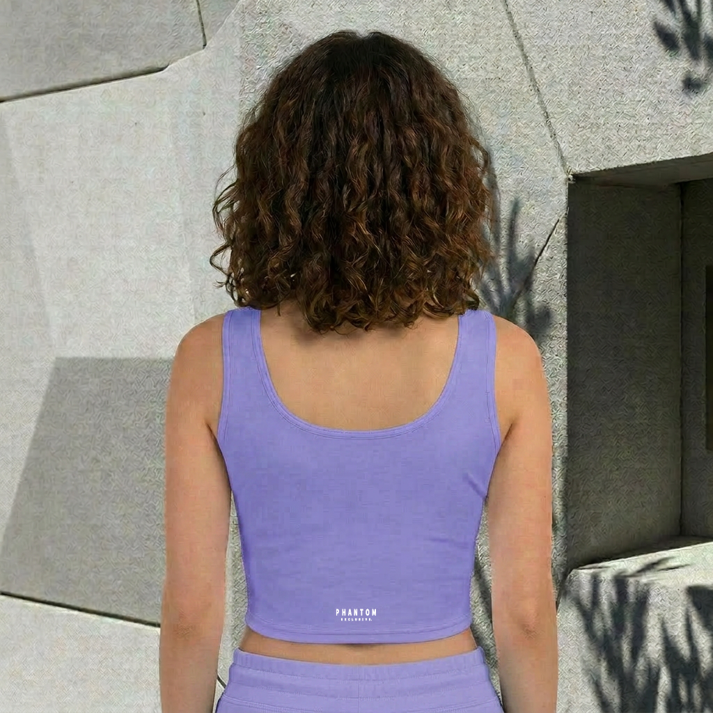 Premium Crop Top - Violet