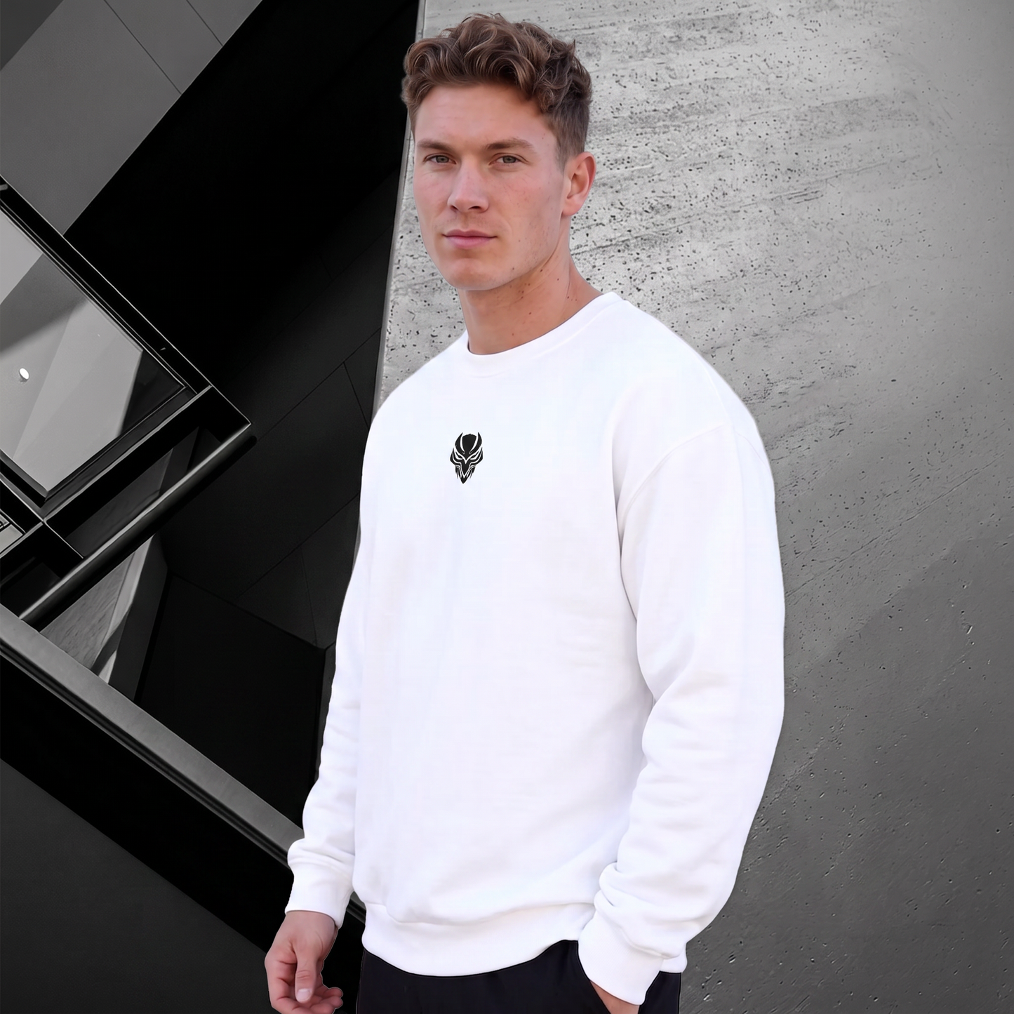 Large Text Oversized Jumper