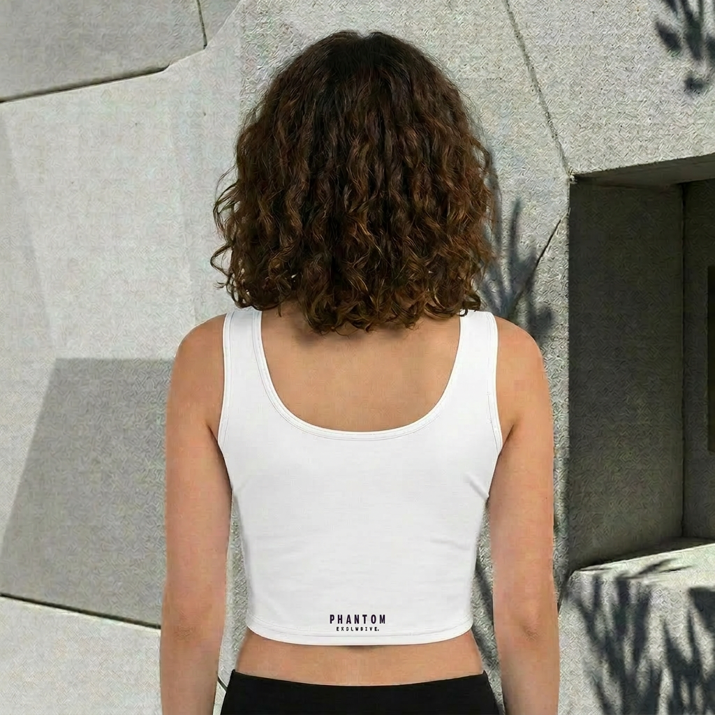 Premium Crop Top - Black Text