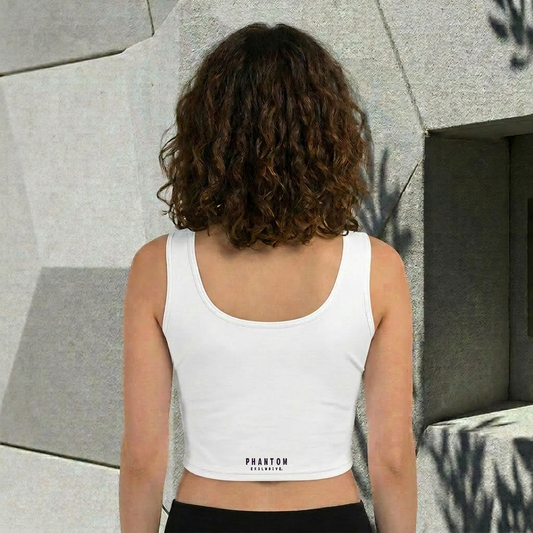 Premium Crop Top - Black Text
