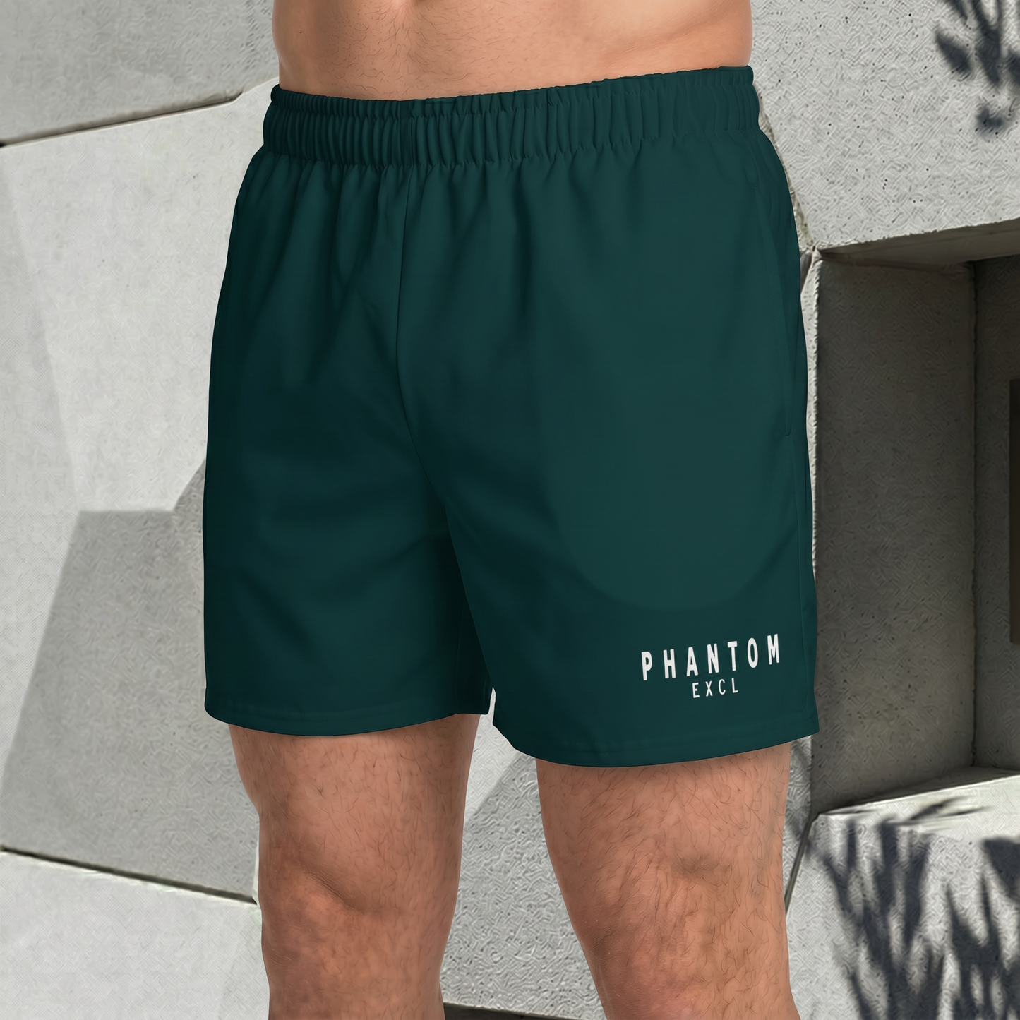 Premium Cotton Shorts - Short Length Pine Green
