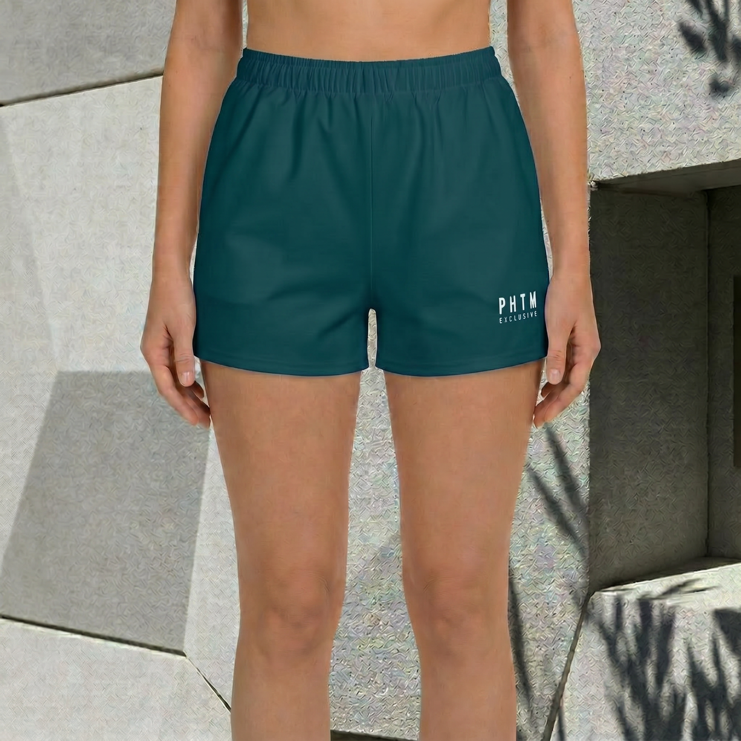 Womens Premium Cotton Shorts - Pine Green