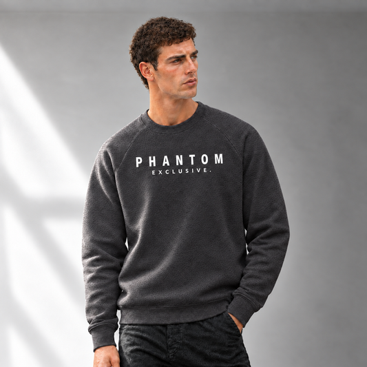 Heavyweight Cotton Blend Jumper - Grey