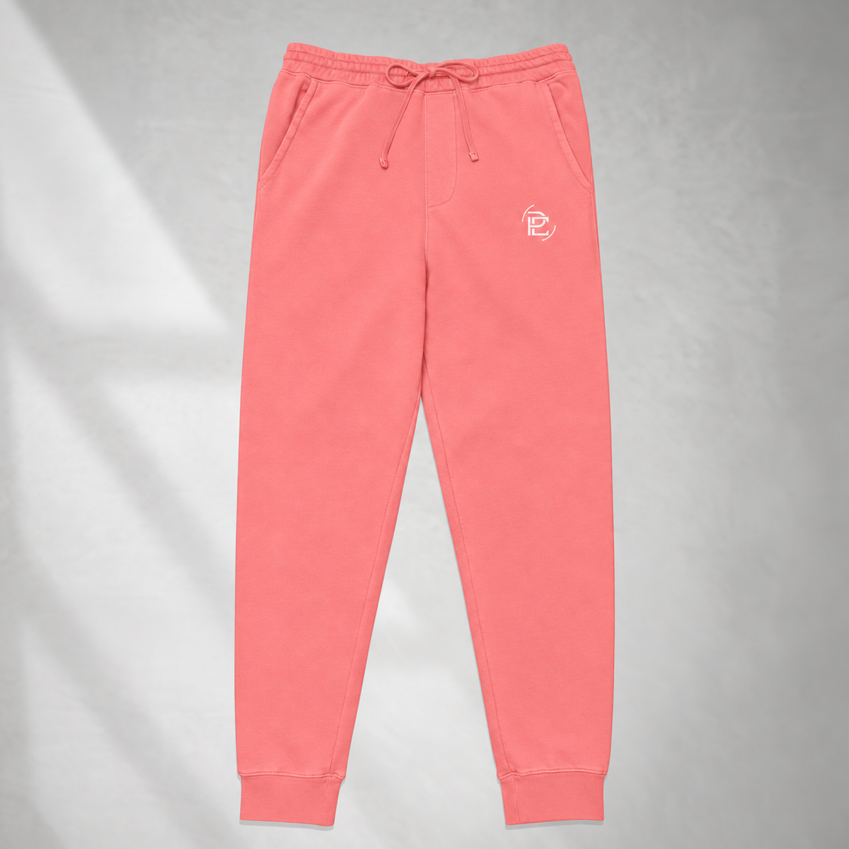 Cotton Blend Joggers - Pigment Pink
