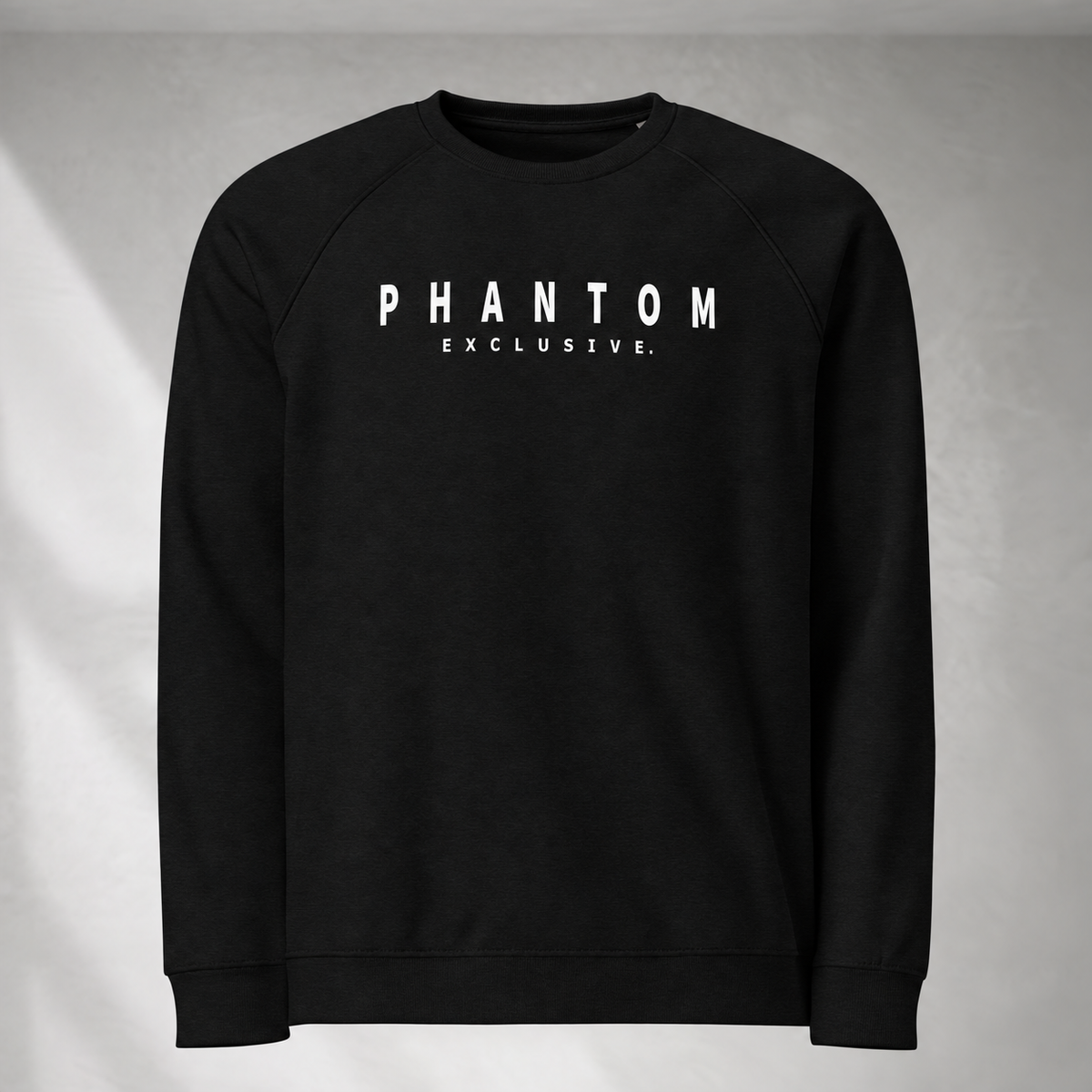 Heavyweight Cotton Blend Jumper - Black