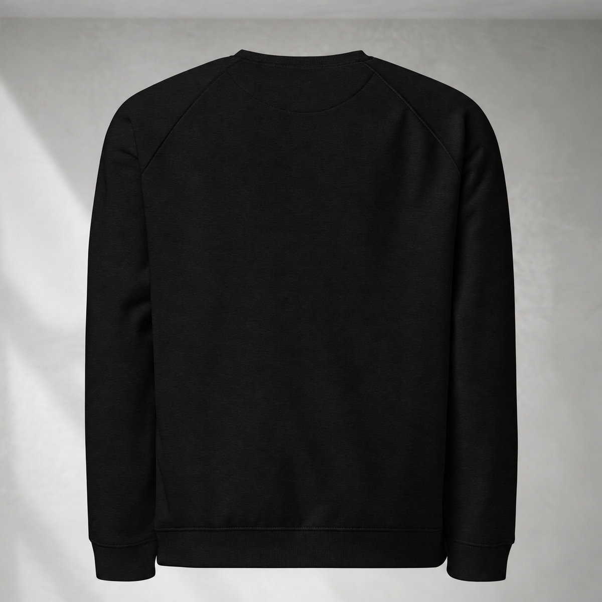 Heavyweight Cotton Blend Jumper - Black