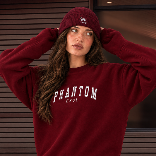 Organic Cotton Beanie - Burgundy