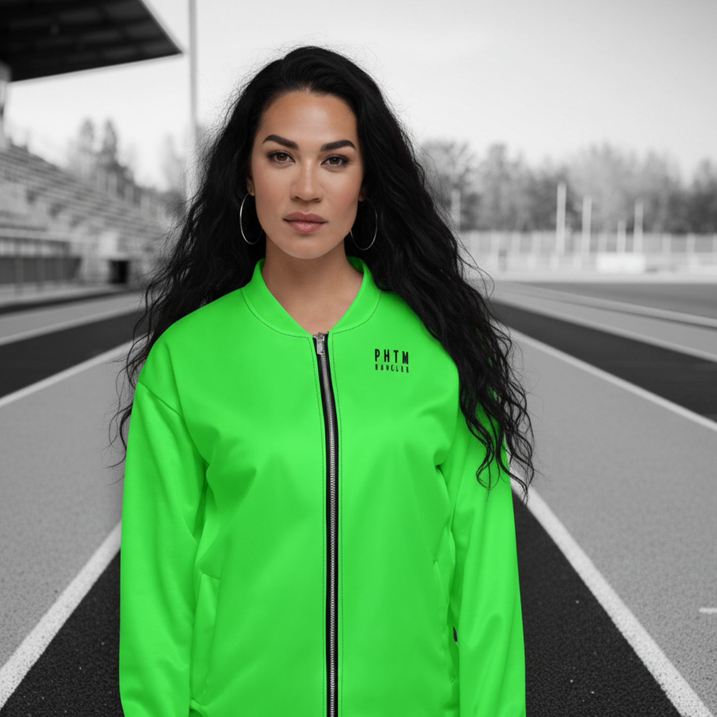 Run Club - Premium Performance Jacket - Neon Green