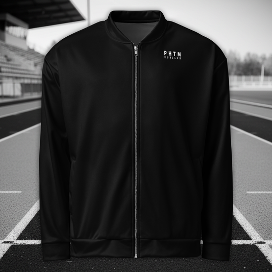 Run Club - Premium Performance Jacket - Black & White