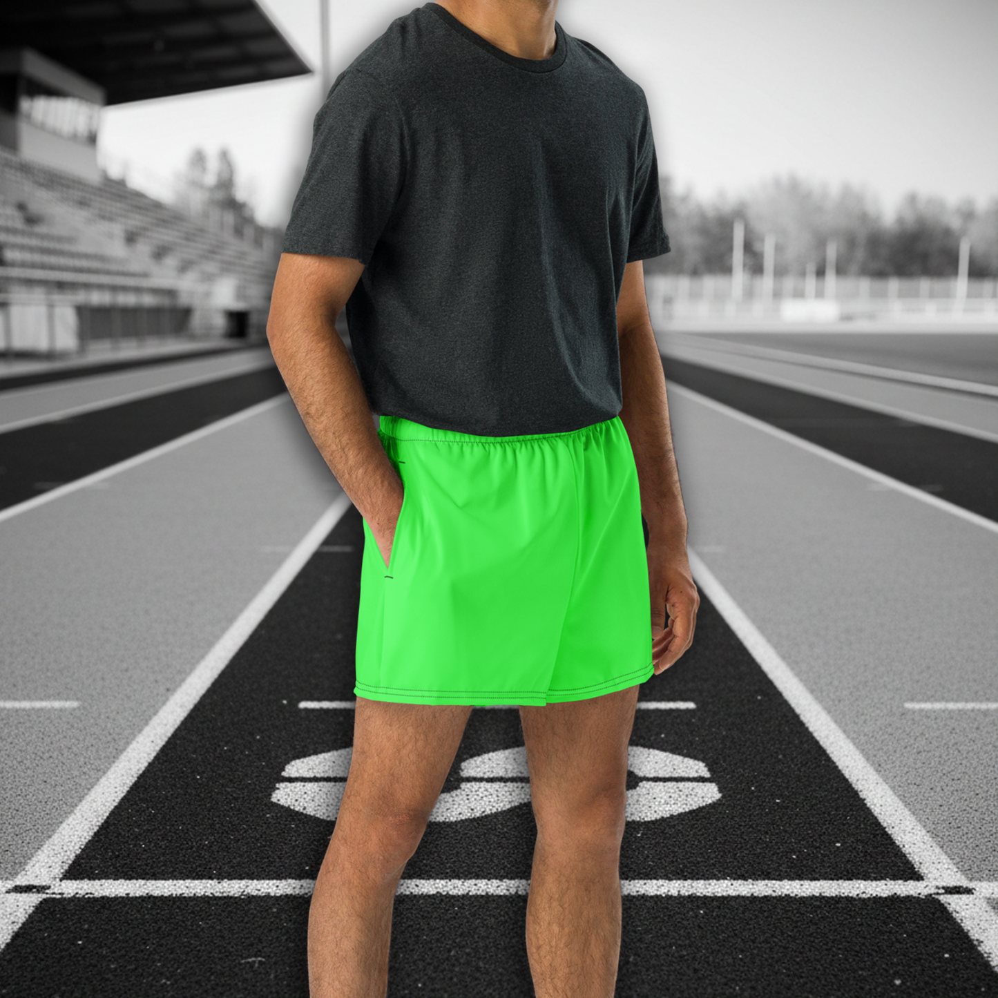 Run Club Running Shorts - Neon Green