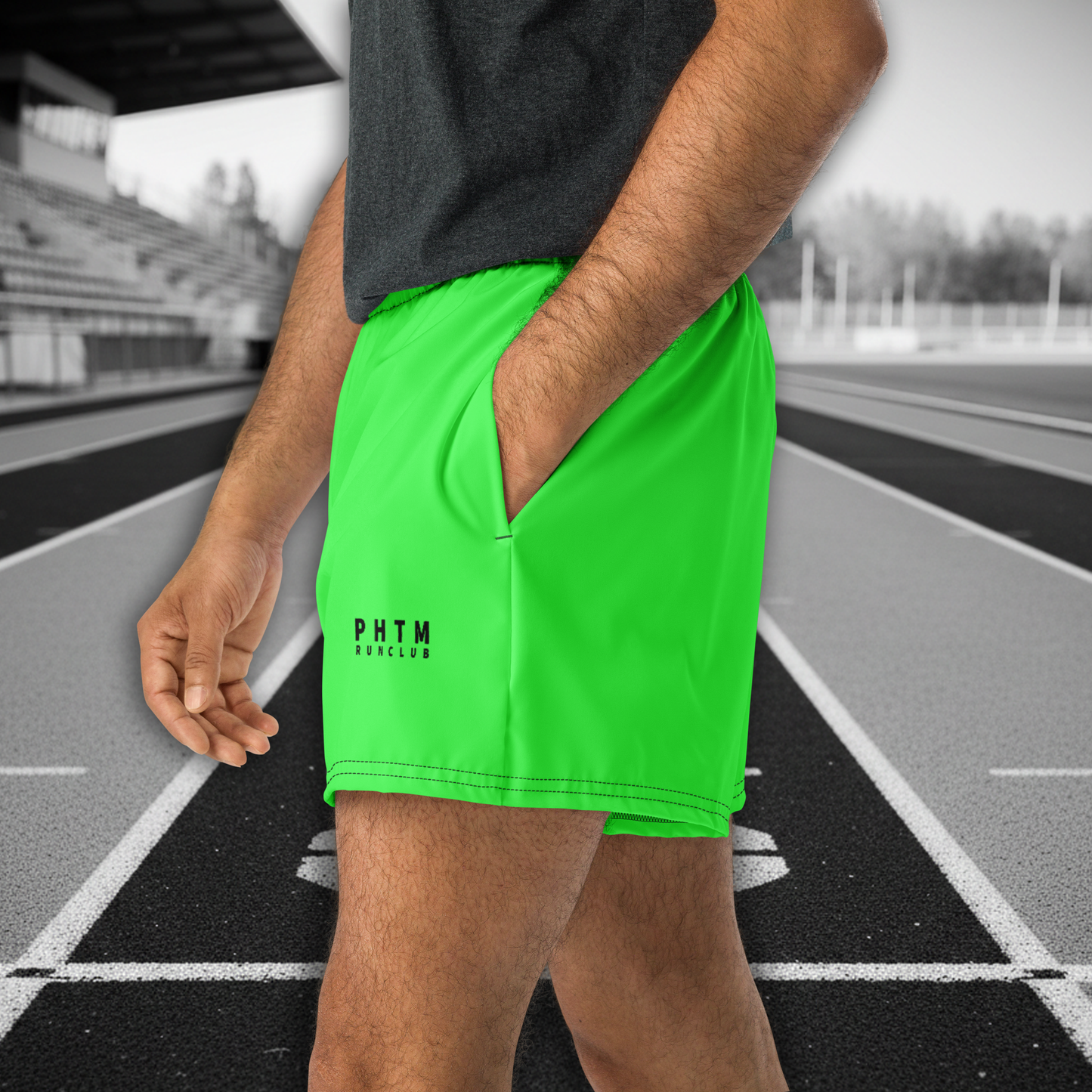 Run Club Running Shorts - Neon Green