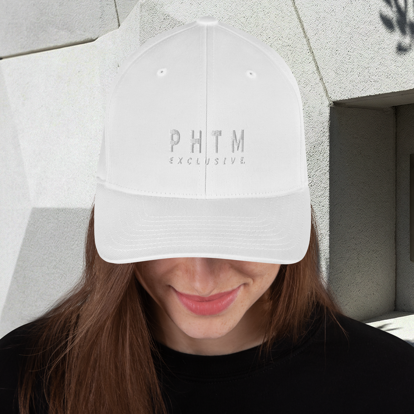 Structured Cap - Acronym Design - White - Light Grey Text
