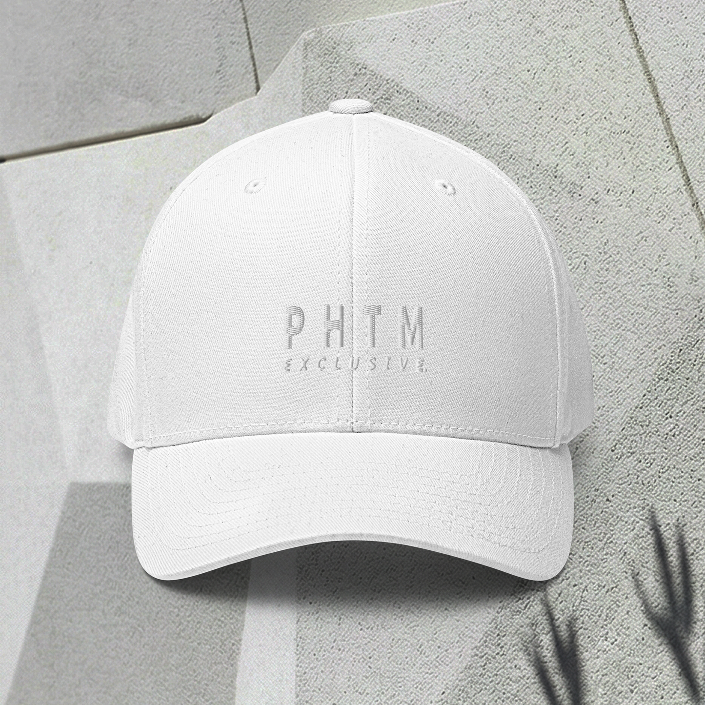 Structured Cap - Acronym Design - White - Light Grey Text