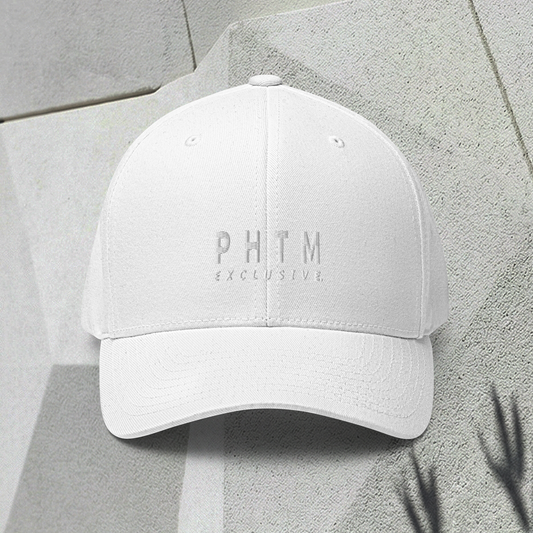 Structured Cap - Acronym Design - White - Light Grey Text