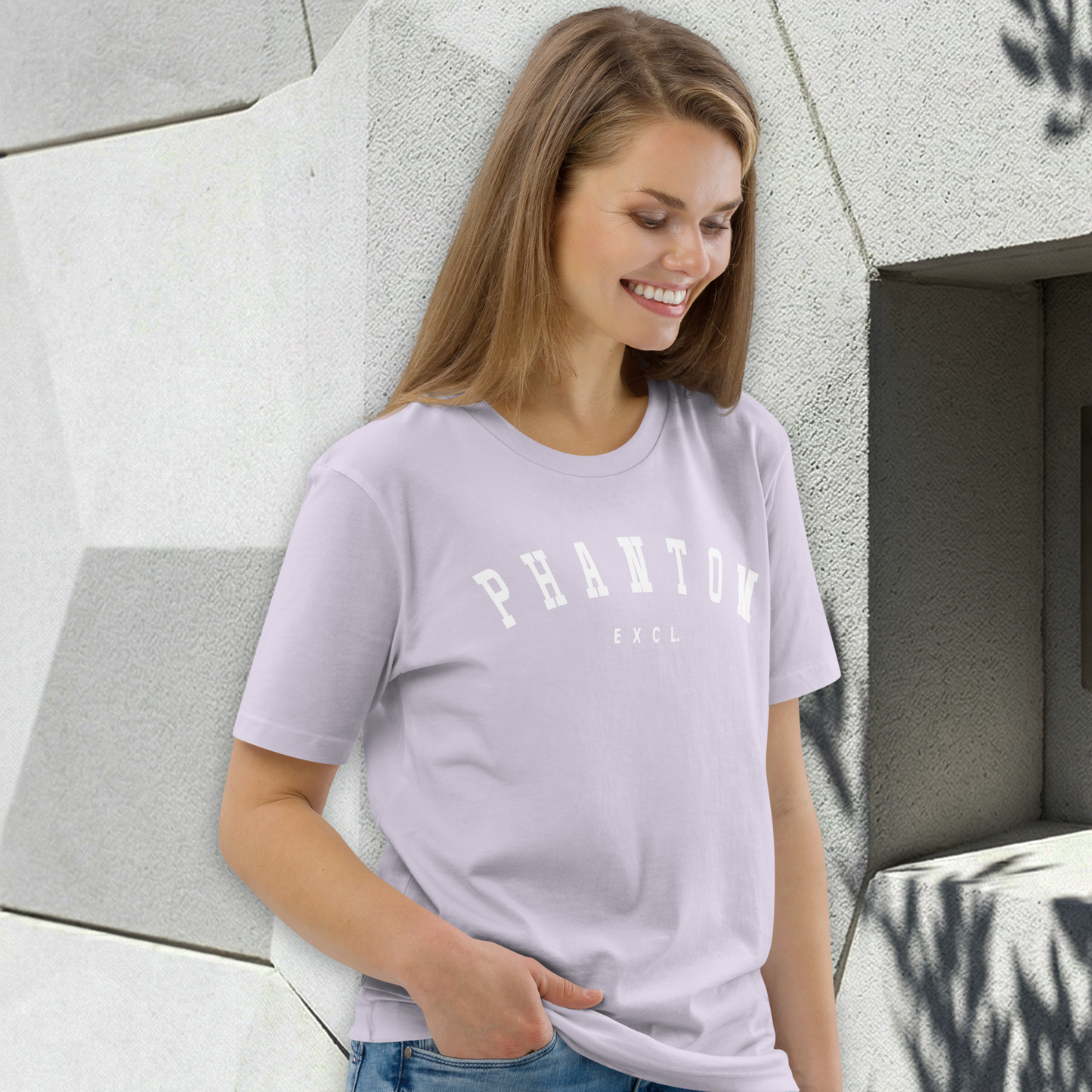 Women's - Varsity Top - Lavander, White text