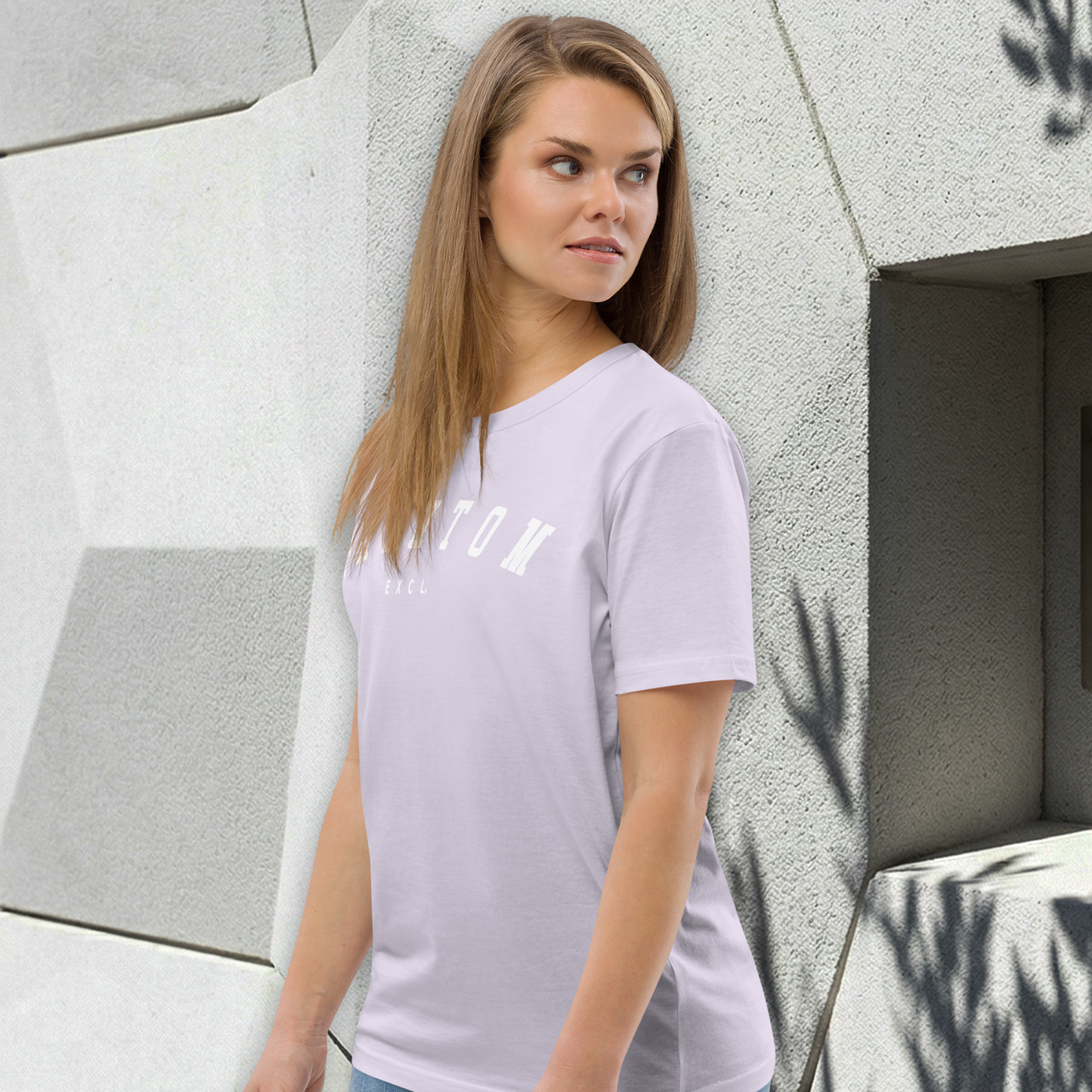 Women's - Varsity Top - Lavander, White text