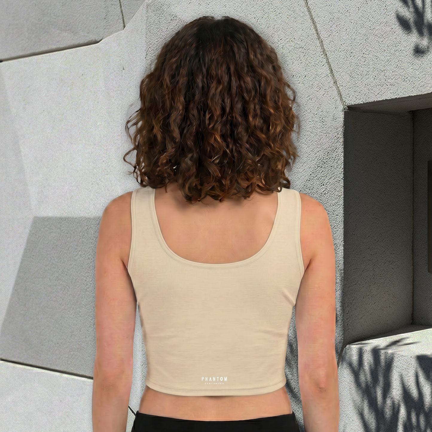 Premium Crop Top - Light Beige
