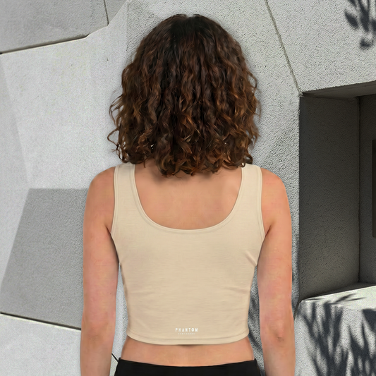 Premium Crop Top - Light Beige