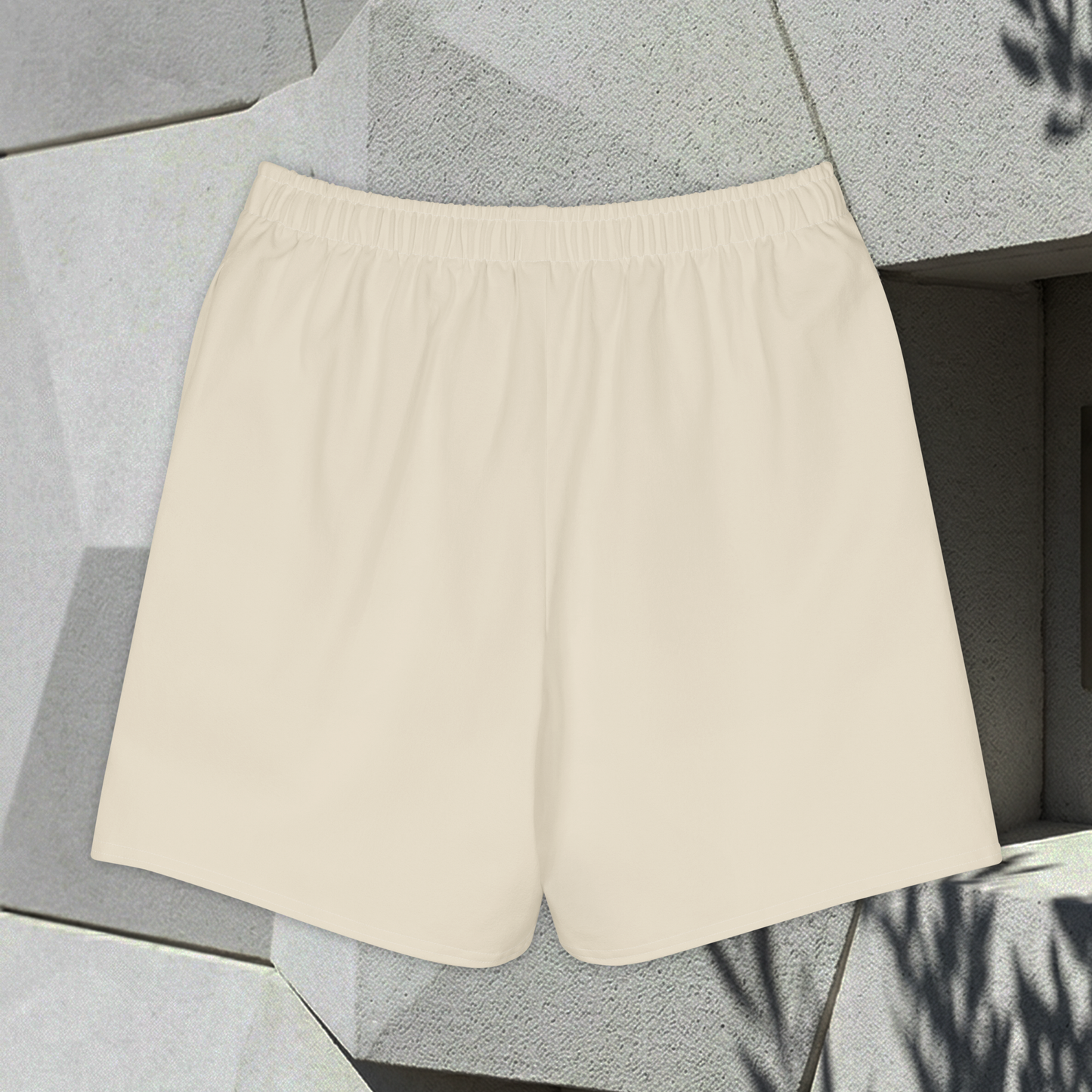 Mid Length Cotton Shorts - Light Beige