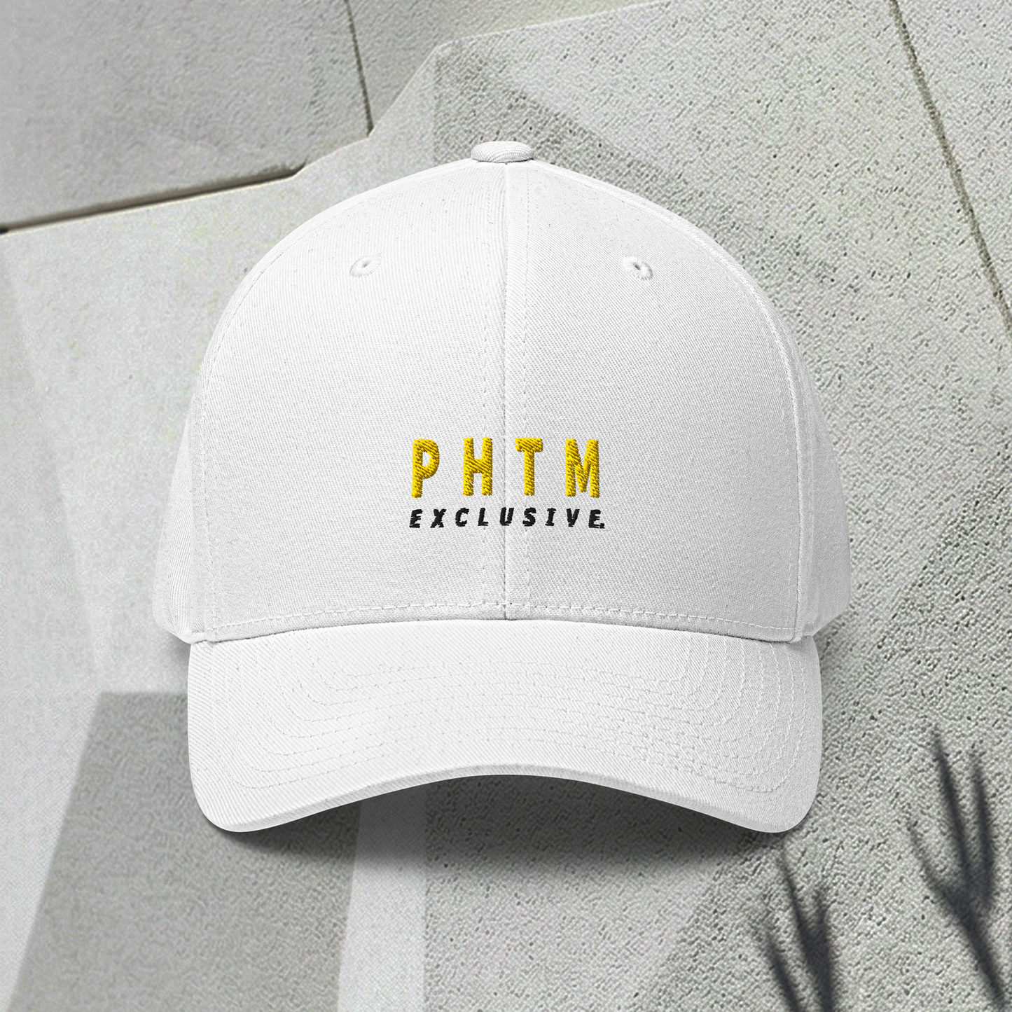 Structured Cap - Acronym Design - White - Gold Text