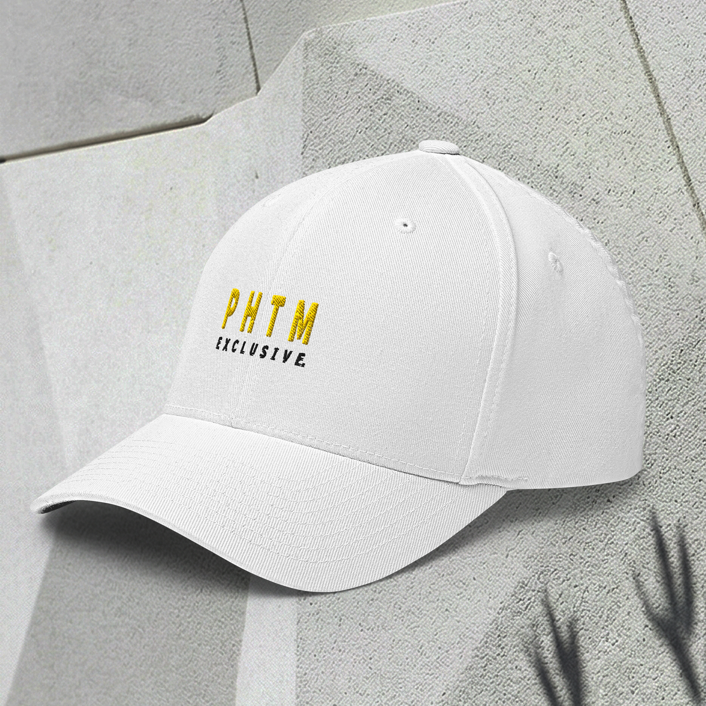 Structured Cap - Acronym Design - White - Gold Text